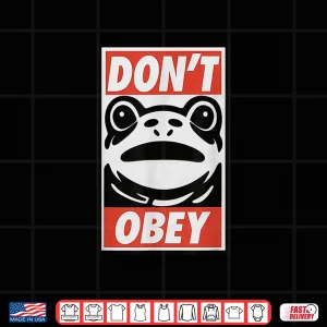 Design Portland Frog Dont Obey Shirt