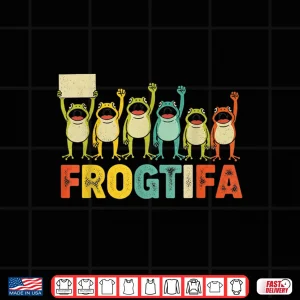 Design Ribbit Against The Machine Funny Portland Frog Resist Shirt 3