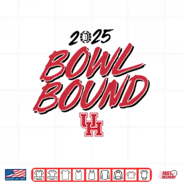Design Houston Cougars Bowl Bound 2025 Shirt