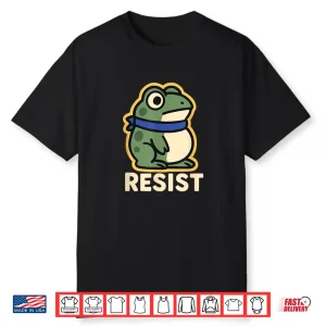 Cute Portland Frog Resist Shirt