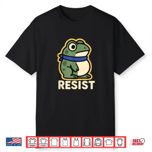 Cute Portland Frog Resist Shirt
