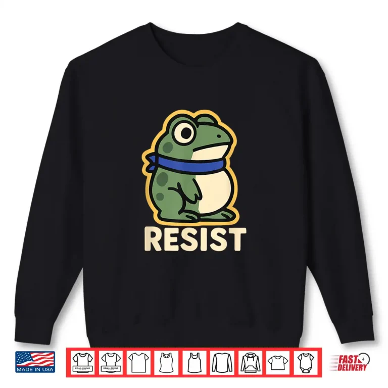 Sweatshirt Cute Portland Frog Resist Shirt