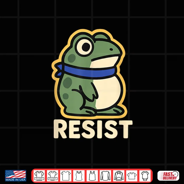 Design Cute Portland Frog Resist Shirt