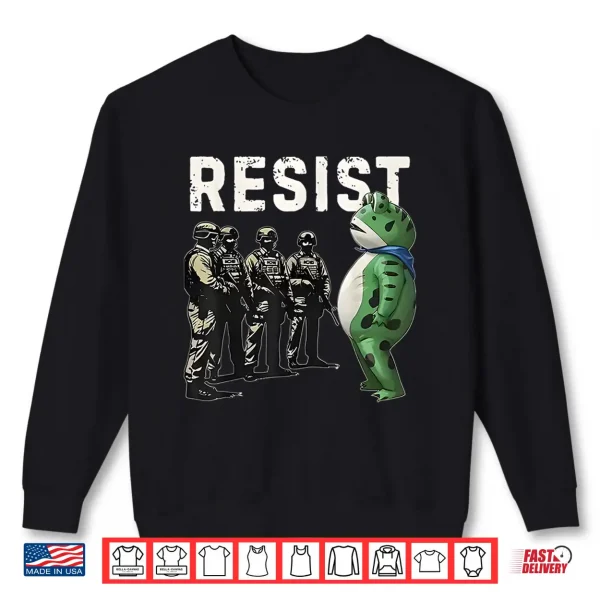 Sweatshirt Frogs Resist Portland Frog Protest Shirt