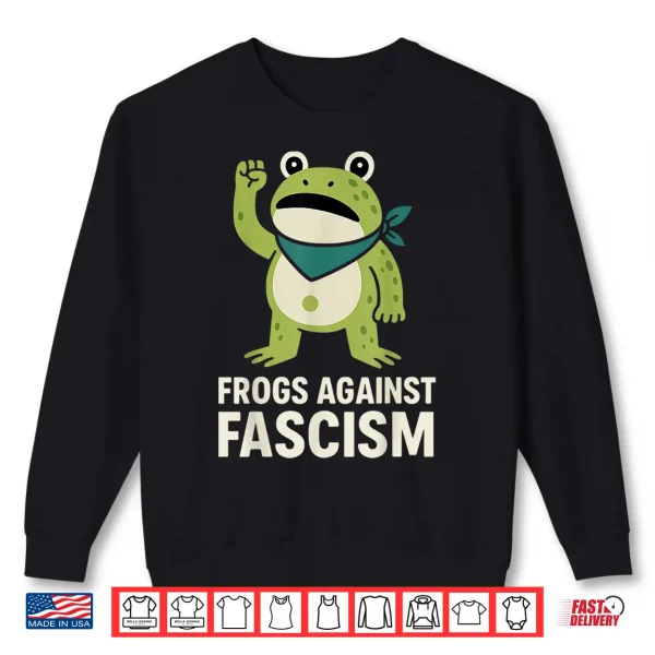 Sweatshirt Portland Frog Protest Funny Frog Shirt