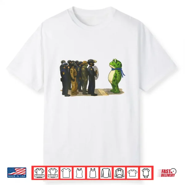 Portland Frog Shirt Meme Retro Vintage Style Shirt