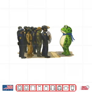 Design Portland Frog Shirt Meme Retro Vintage Style Shirt