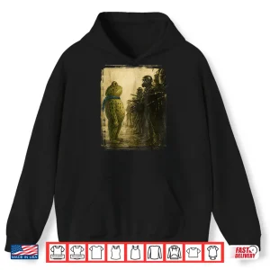 Hoodie Portland Frog Vintage Retro Shirt