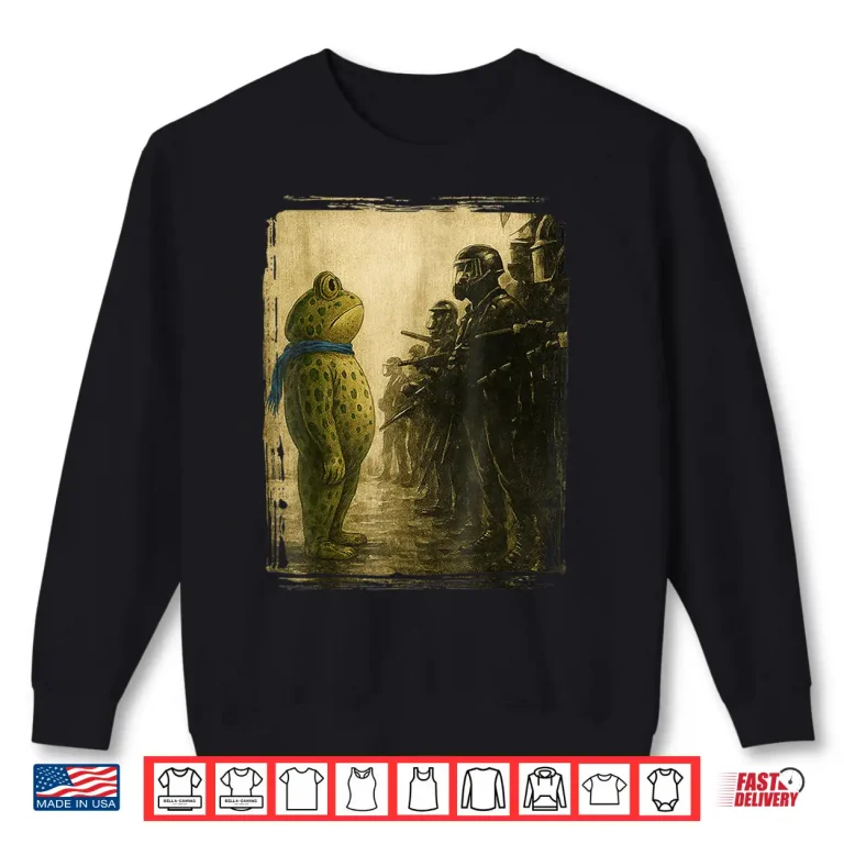 Sweatshirt Portland Frog Vintage Retro Shirt