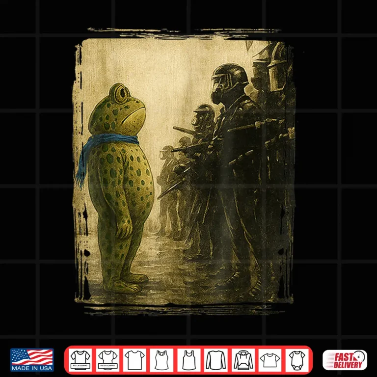 Design Portland Frog Vintage Retro Shirt