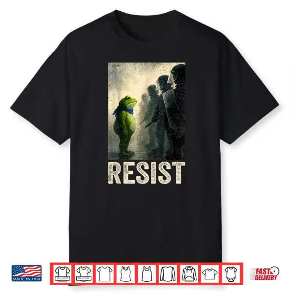 Sad Resist Frog Portland Frog Protest Shirt