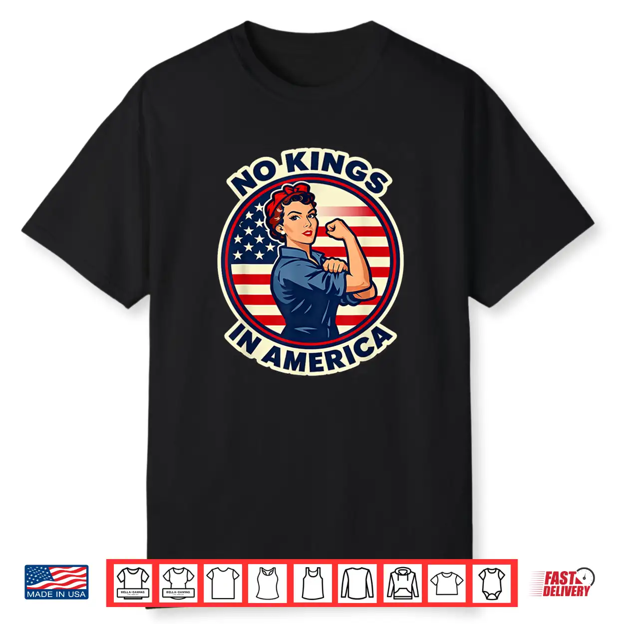 No Kings In America Vintage Usa Flag Shirt No Kings In America Vintage Usa Flag Shirt