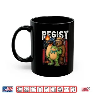 Mug Penguin Frog Bear Resist Protest Against Tariffs Shirt