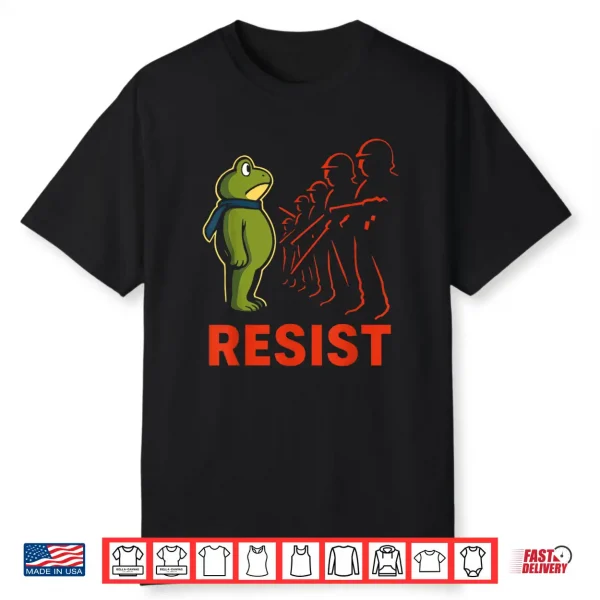Portland 2025 Resist Portland Frog Protest Vintage Shirt