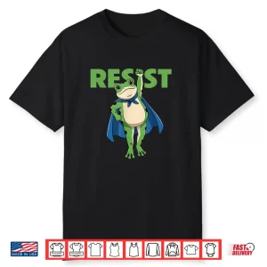 Resist Portland 2025 Frog Empower Justice Equality Art Shirt