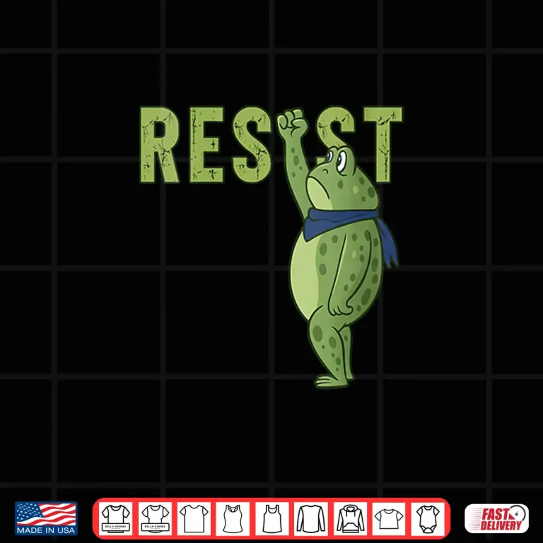 Design Frog Resist Portland Frog Protest Activist Shirt