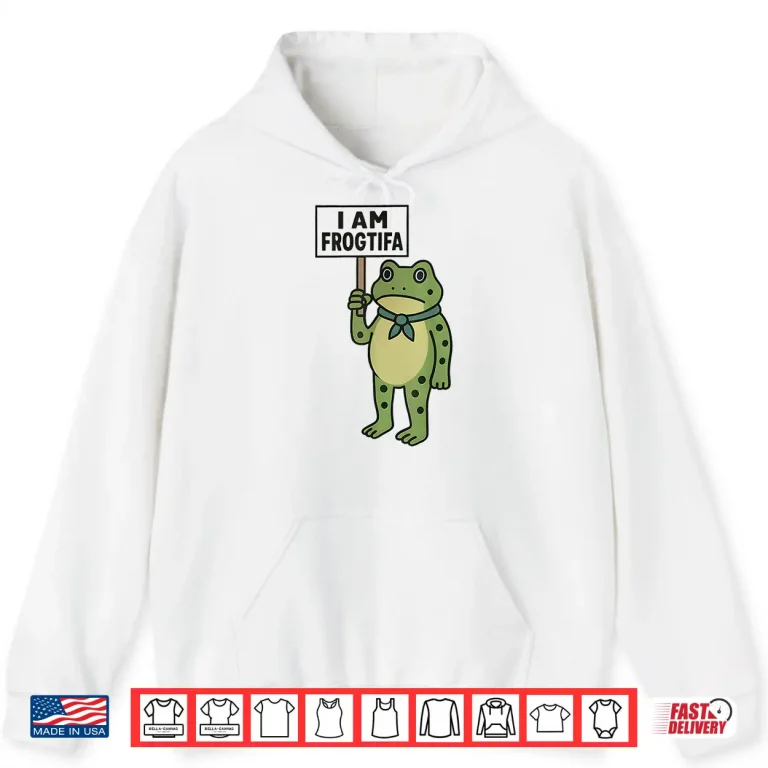 Hoodie I Am Frogtifa Frog Portland Freedom Frog Shirt