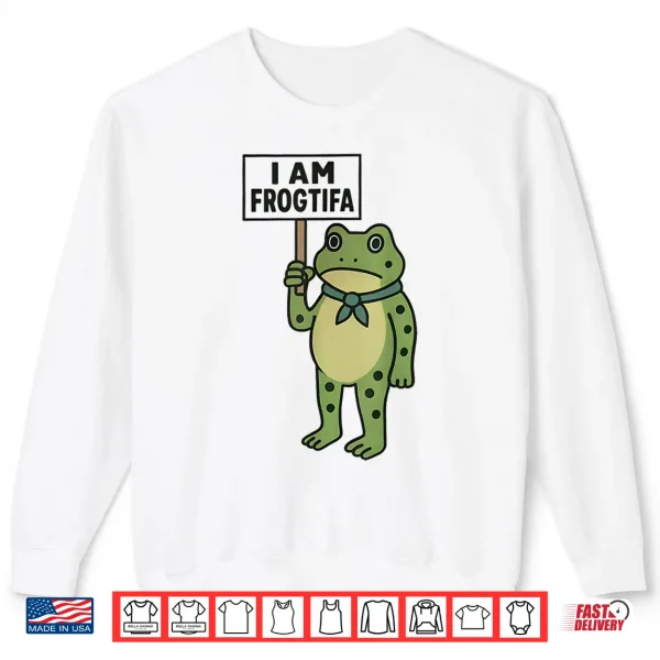 Sweatshirt I Am Frogtifa Frog Portland Freedom Frog Shirt