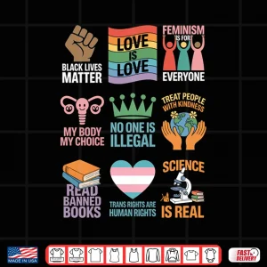 Design No King Resist Protest Gay Rights Science Real Black Lives Shirt