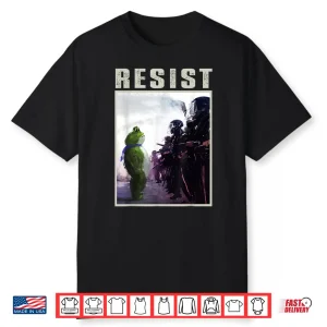 Portland 2025 Resist Portland Frog Protest Art Shirt