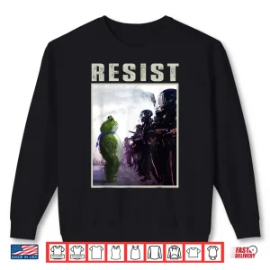 Sweatshirt Portland 2025 Resist Portland Frog Protest Art Shirt