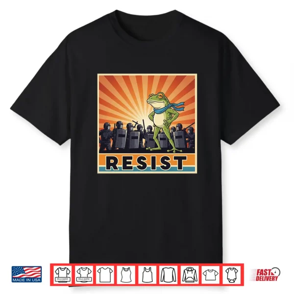 Portland Frog Protest Resist Costume Shirt