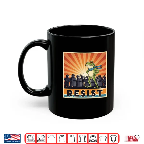 Mug Portland Frog Protest Resist Costume Shirt