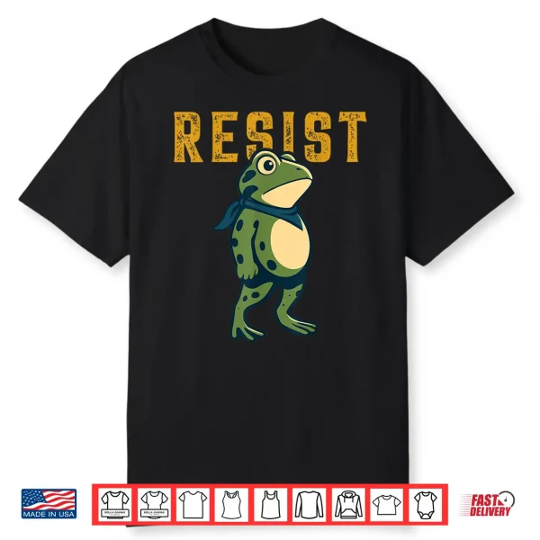 Portland Frog Protest Resist Portland Frog Activist Shirt