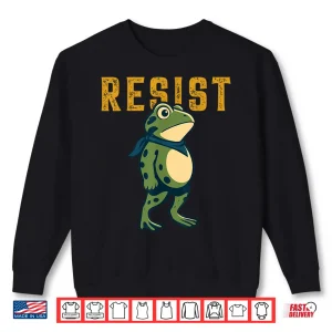 Sweatshirt Portland Frog Protest Resist Portland Frog Activist Shirt