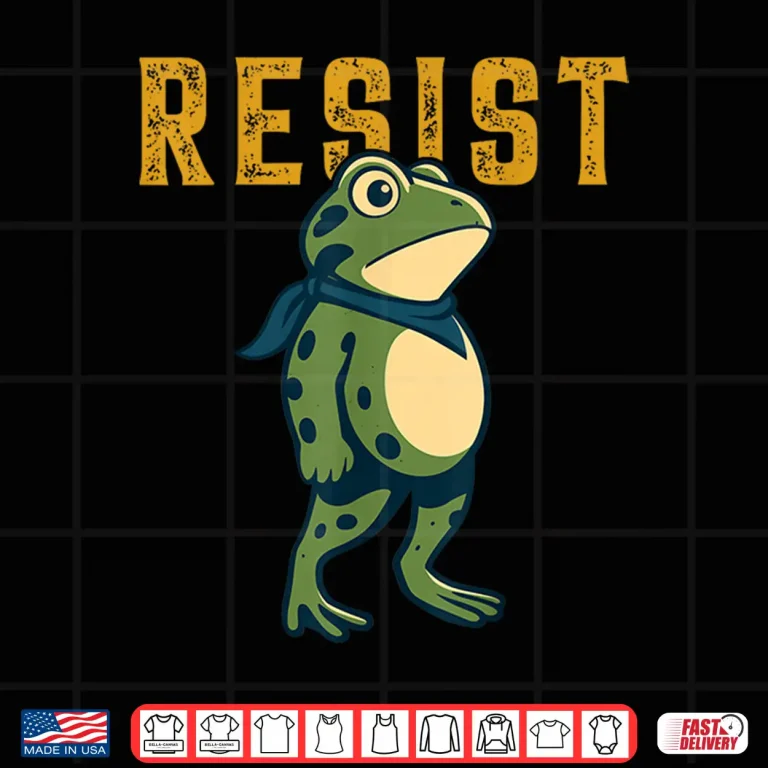 Design Portland Frog Protest Resist Portland Frog Activist Shirt