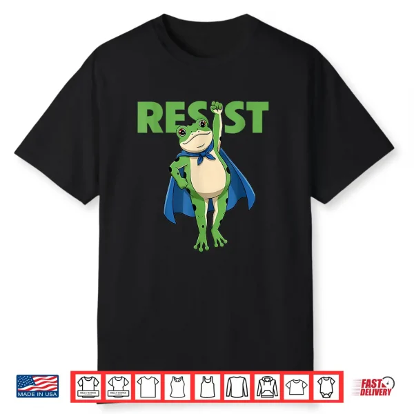 Portland Frog Protest Superfrog Shirt