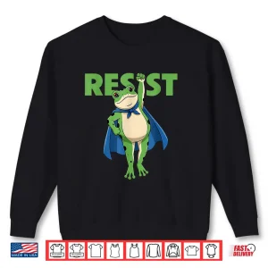 Sweatshirt Portland Frog Protest SuperFrog Shirt