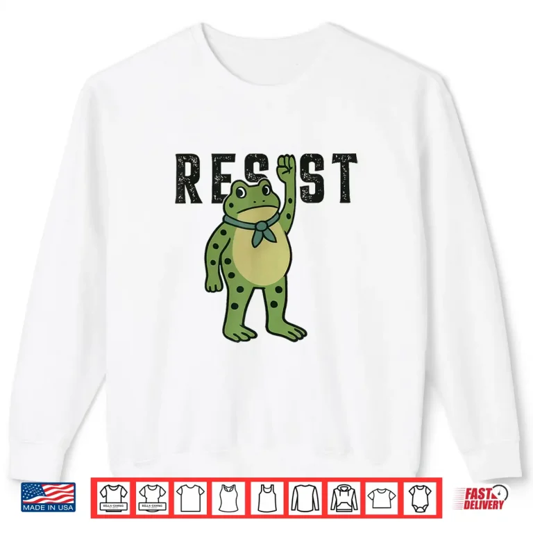 Sweatshirt Resist Frog Portland Frog Protest Frog Shirt