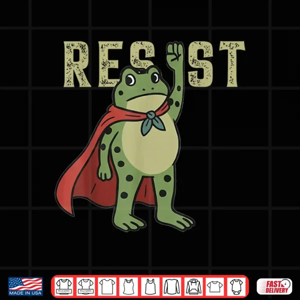 Design Resist Frog Portland Frog Protest SuperFrog Shirt