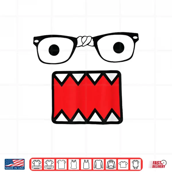 Design Domo Cute Y2K Vintage Emo Scene Shirt