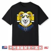 White Ram Blue Yellow Team Colors Cool Sunglasses Graphic Shirt