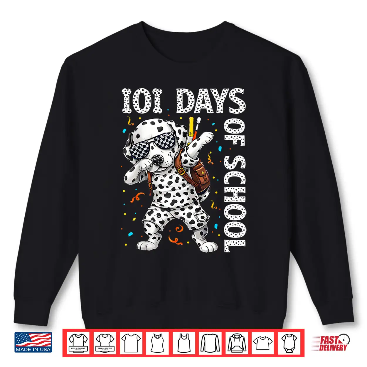 100 Days Of School Dabbing Dalmatian Dog 100Th Day Boys Kids Shirt 100 Days Of School Dabbing Dalmatian Dog 100Th Day Boys Kids Shirt