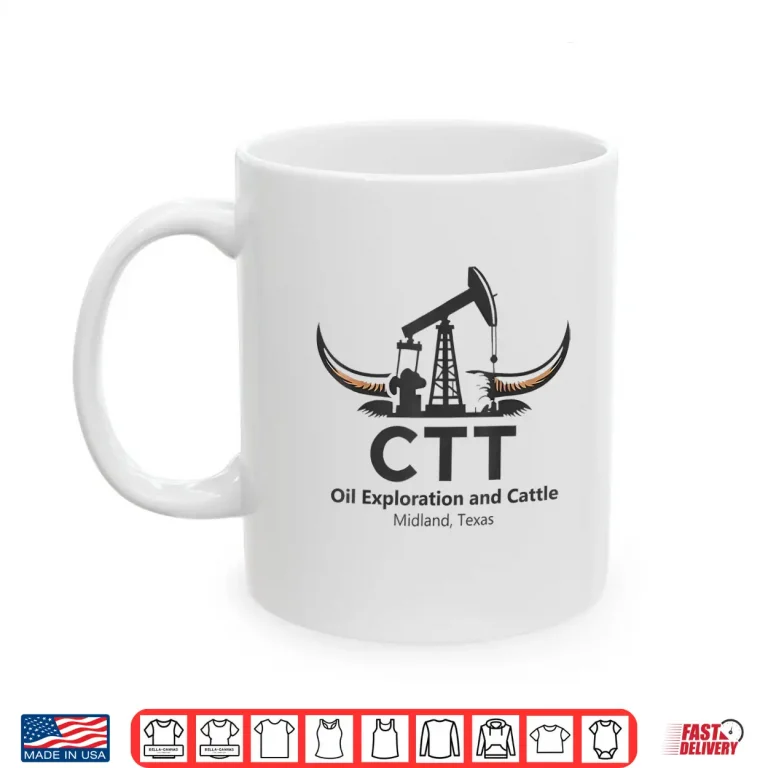 Mug Ctt Oil Exploration And Cattle For Men Women Shirt