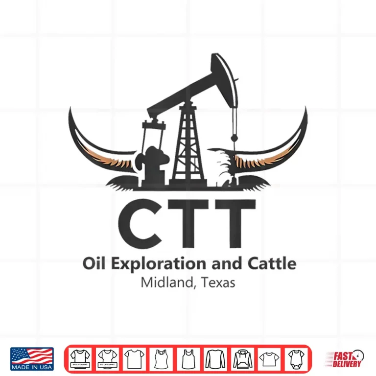 Design Ctt Oil Exploration And Cattle For Men Women Shirt