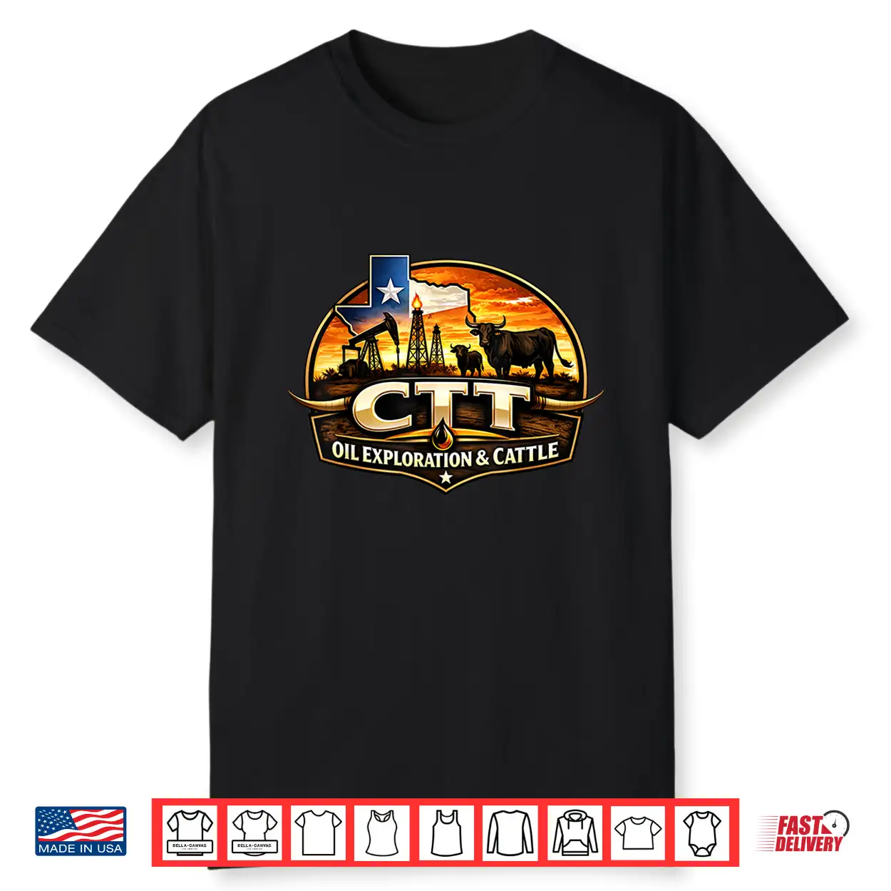 Ctt Oil Exploration And Cattle Oilfield Ranch Shirt Ctt Oil Exploration And Cattle Oilfield Ranch Shirt
