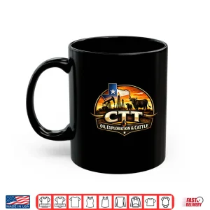 Mug Ctt Oil Exploration And Cattle Oilfield Ranch Shirt