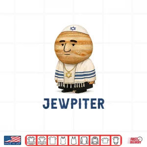 Design Jewish Humor Hanukkah Israel Israeli Jewpiter Hebrew Joke Shirt