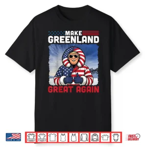 Make Greenland Great Again American Flag 2026 Lover Shirt