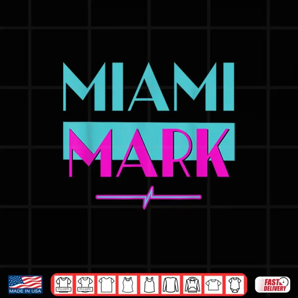 Design Miami Mark Dj Entertainment 80S Nostalgia Fun Novelty Shirt