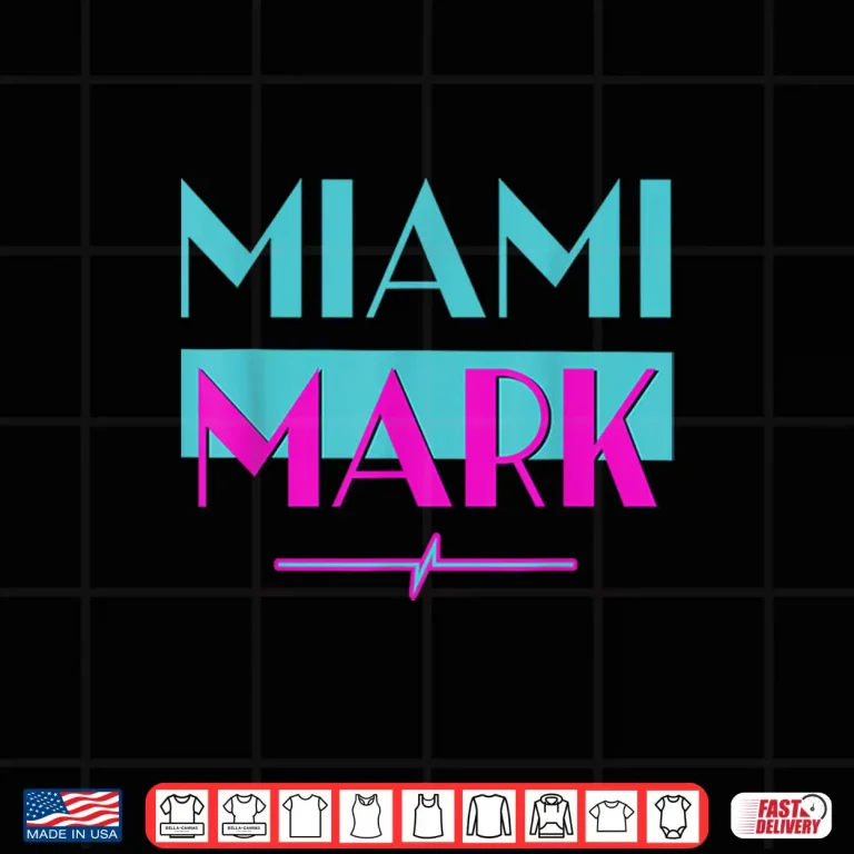 Design Miami Mark Dj Entertainment 80S Nostalgia Fun Novelty Shirt