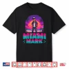 Retro Dj Miami Mark Disc Jockey 80S Flare Novelty Shirt