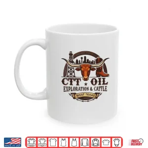Vintage Ctt Oil Exploration And Cattle For Men Women Shirt 3 Mug Vintage Ctt Oil Exploration And Cattle For Men Women Shirt