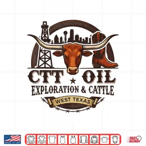 Vintage Ctt Oil Exploration And Cattle For Men Women Shirt 4 Design Vintage Ctt Oil Exploration And Cattle For Men Women Shirt