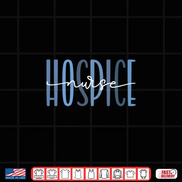 Design Cute Hospice Nurse Rn Squad Long Sleeve Shirt