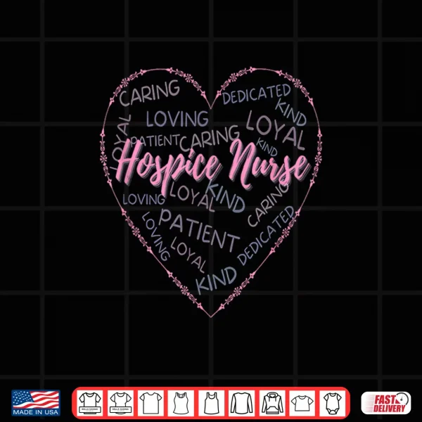 Design Hospice Nurse For Girls Women Flowers Hospice Nurse Floral Shirt